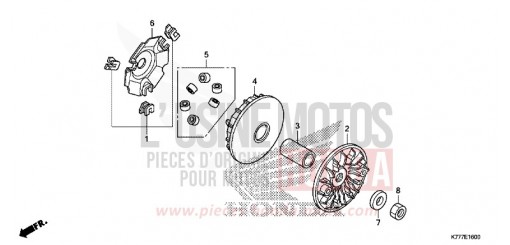 COTE SECONDAIRE SH125ADK de 2019